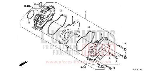 POMPE A EAU NC700XAD de 2013